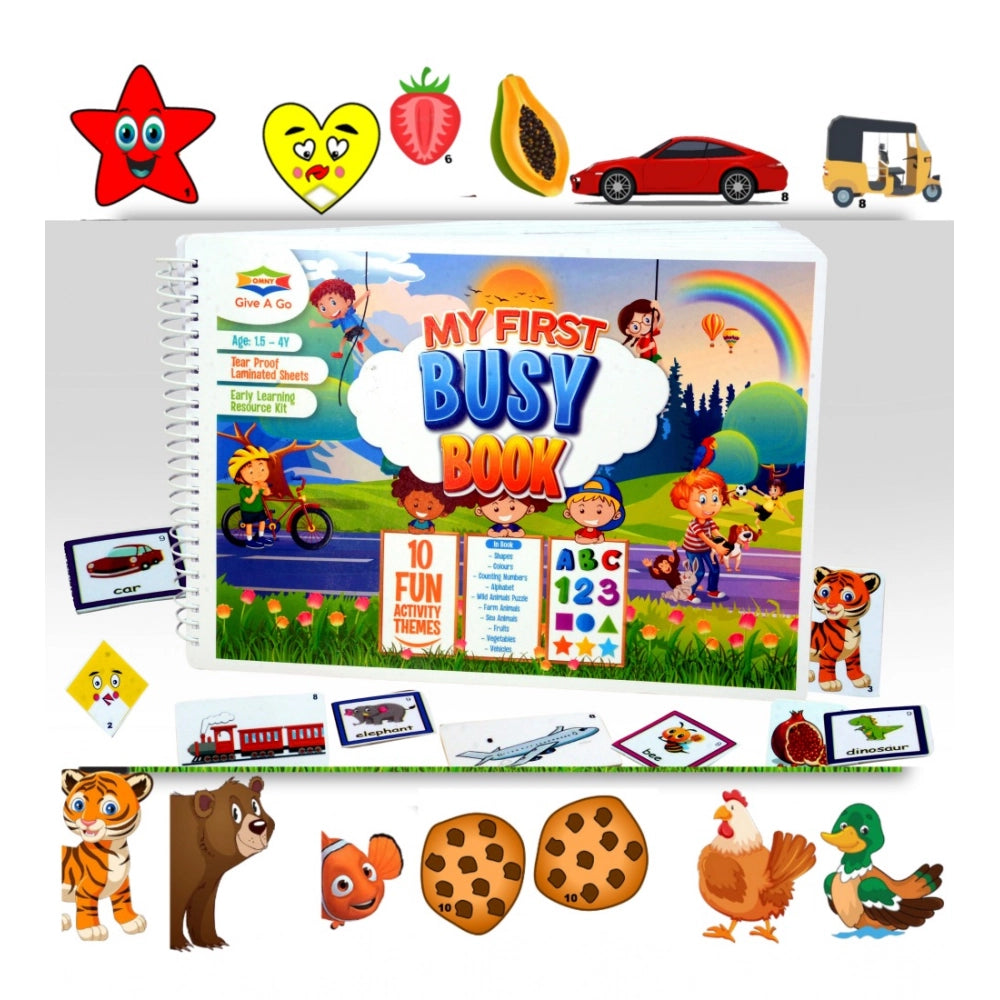 My First Busy Book – Fun And Educational Activity