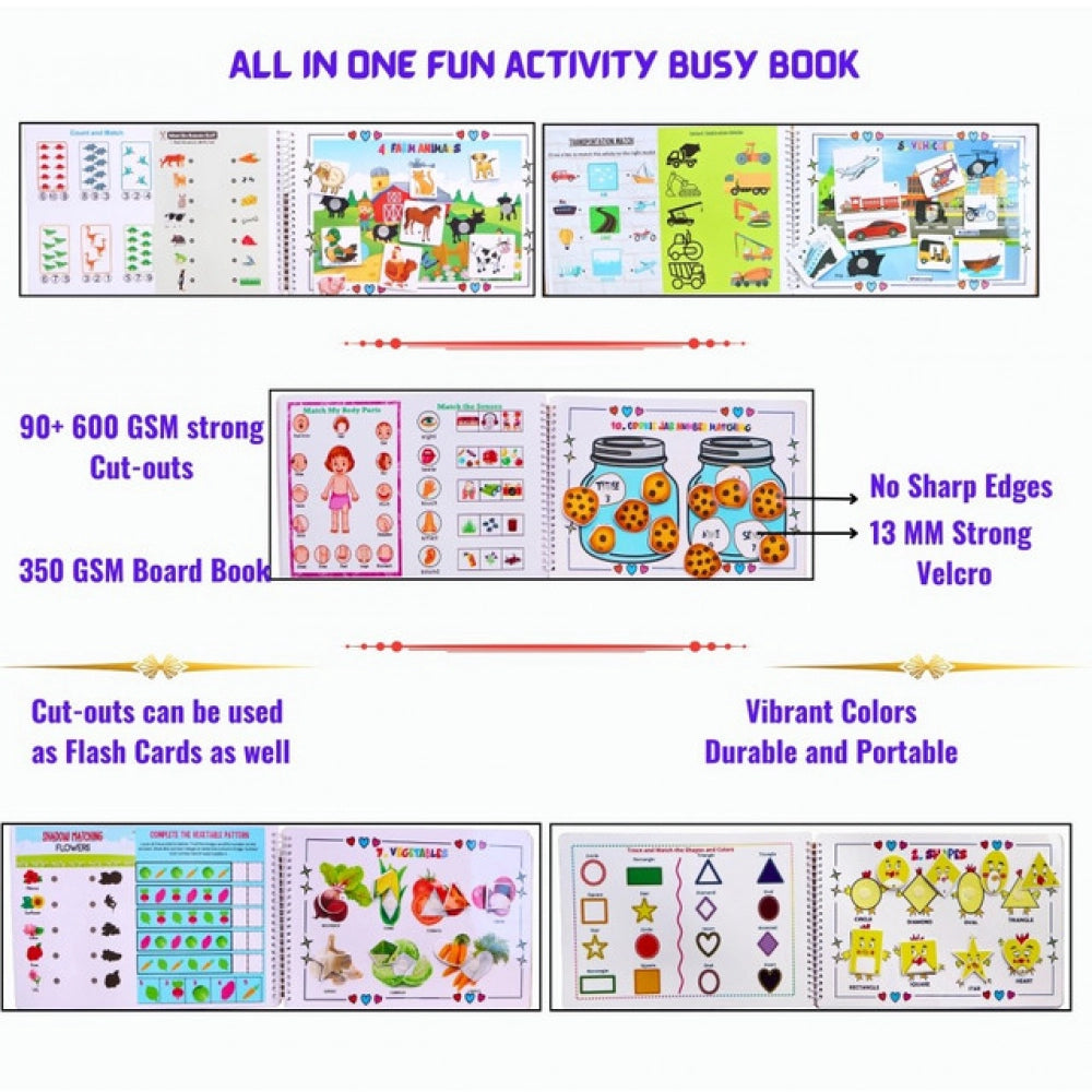 My First Busy Book – Fun And Educational Activity