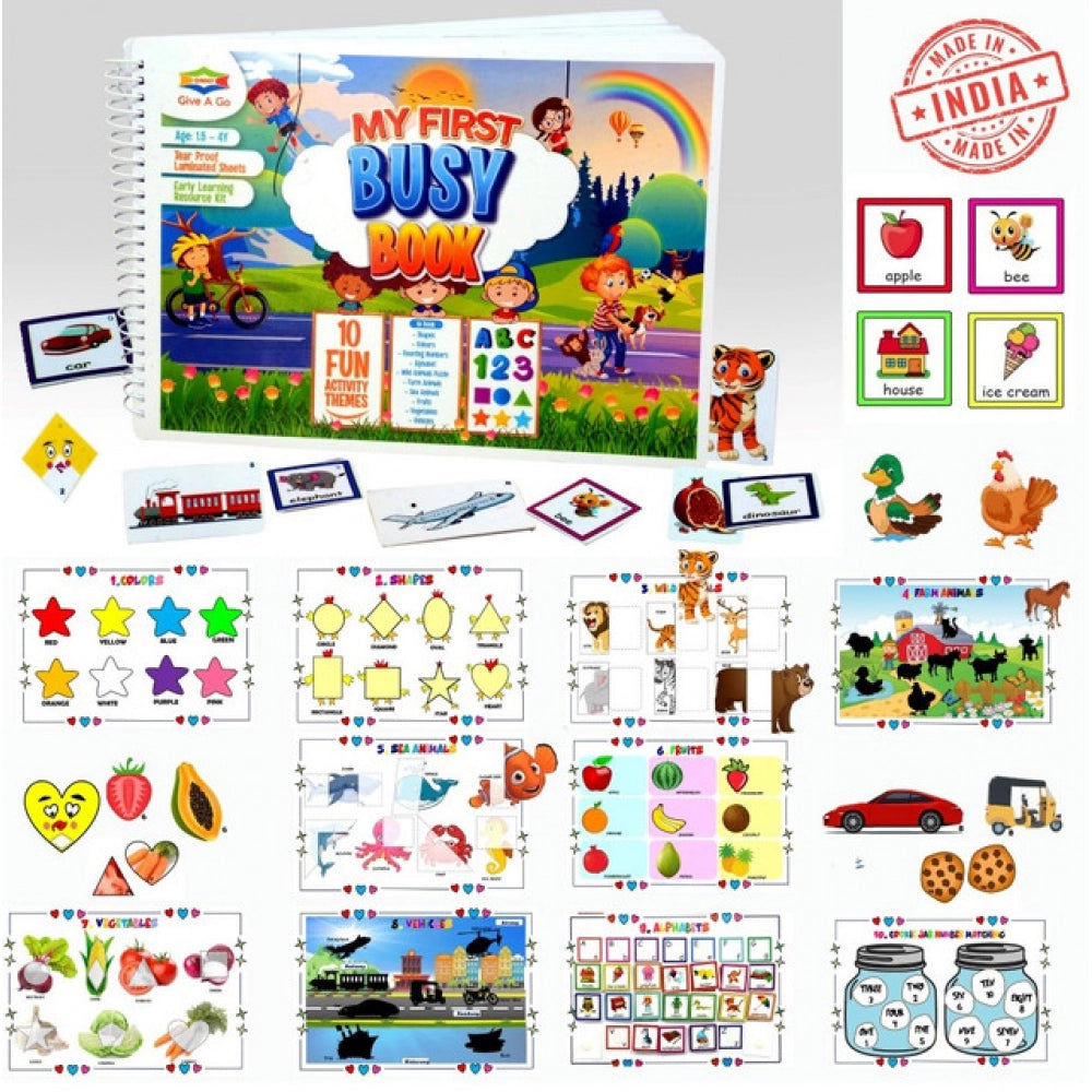 My First Busy Book – Fun And Educational Activity