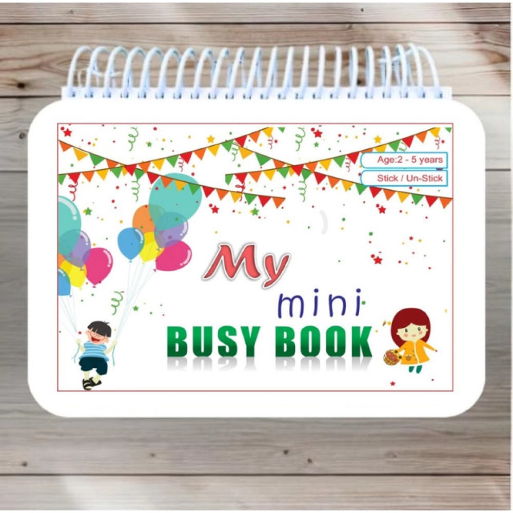 Mini Busy Book – Early Learning Activity Book For