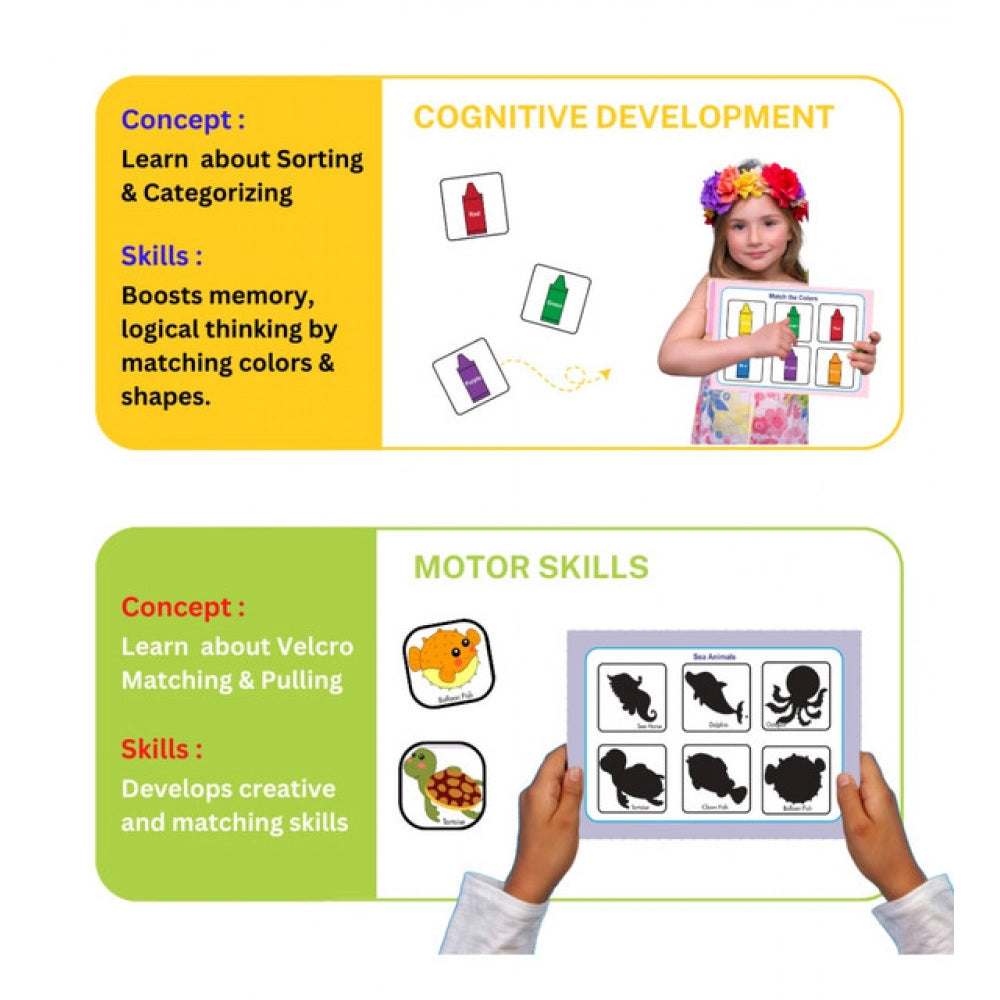 Mini Busy Book – Early Learning Activity Book For