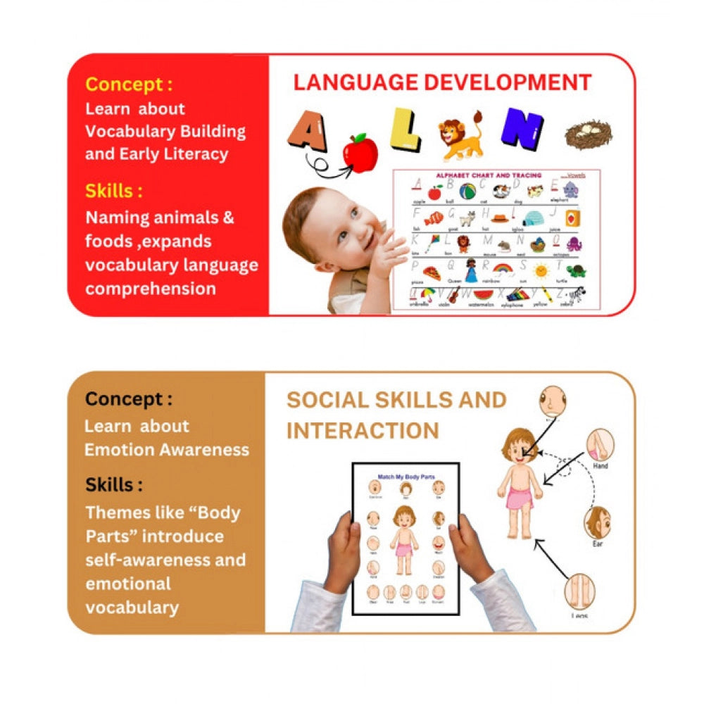 Mini Busy Book – Early Learning Activity Book For