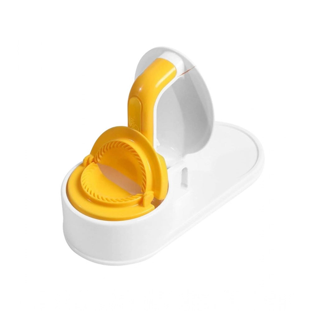 Solid Dumpling Maker Mold Press — Yellow-White