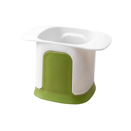 Abs Solid Hand Pressure Vegetable Chopper And Dicer — Green-White
