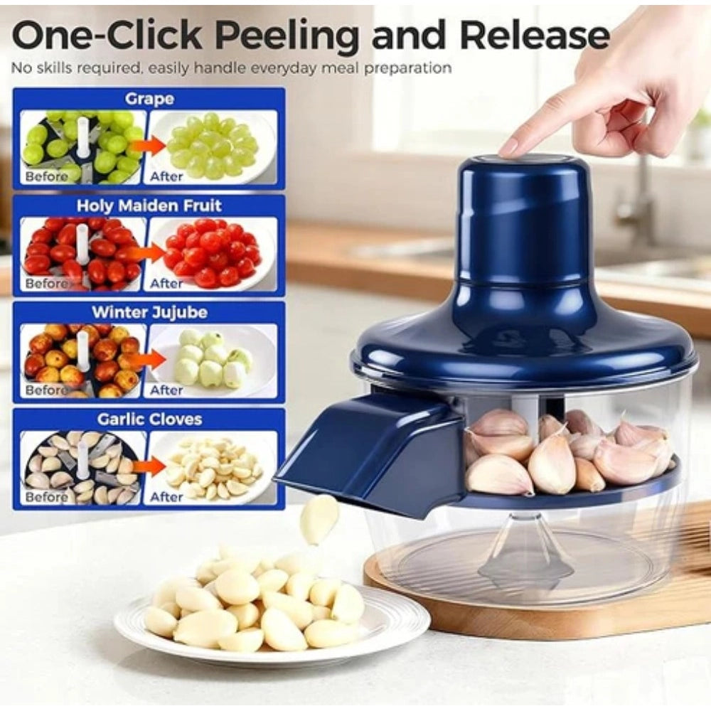 Solid An Electric Automatic Peeler — Blue