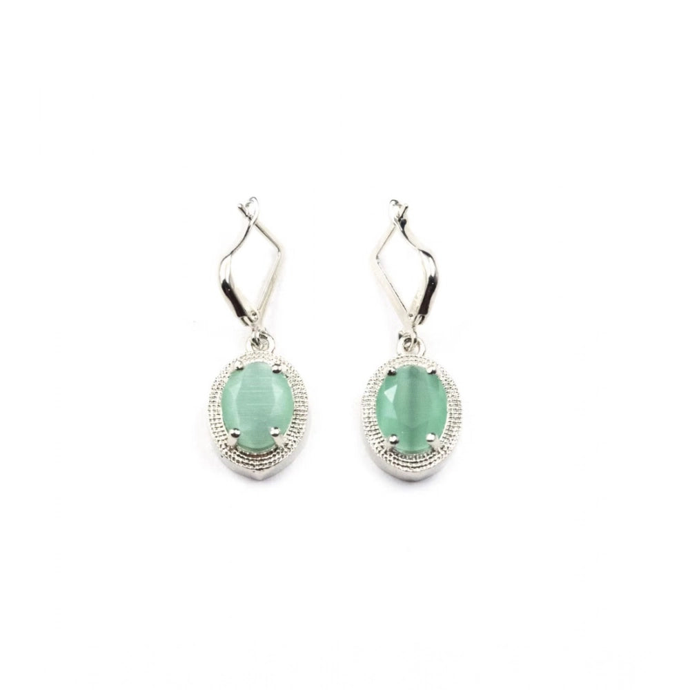 Women's Brass Silver Plated Pendant Set — Turquoise · 2006
