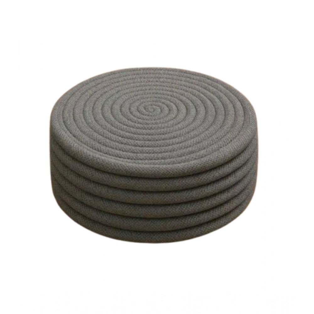 Cotton Rope Drink Coasters 6 Pcs Set — Gray