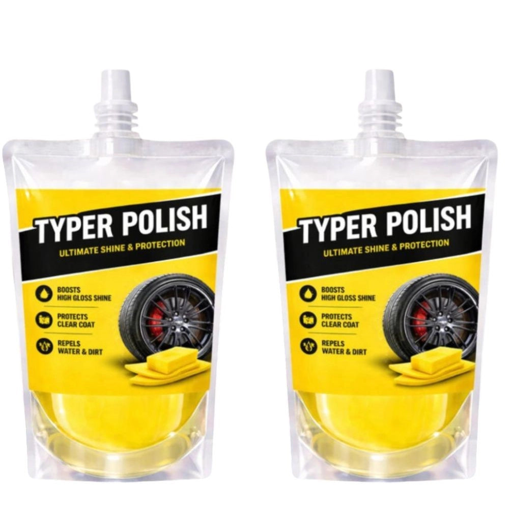 Ultra Tyre Shine & Polish Liquid Pouches 100 mls · Pack of 2