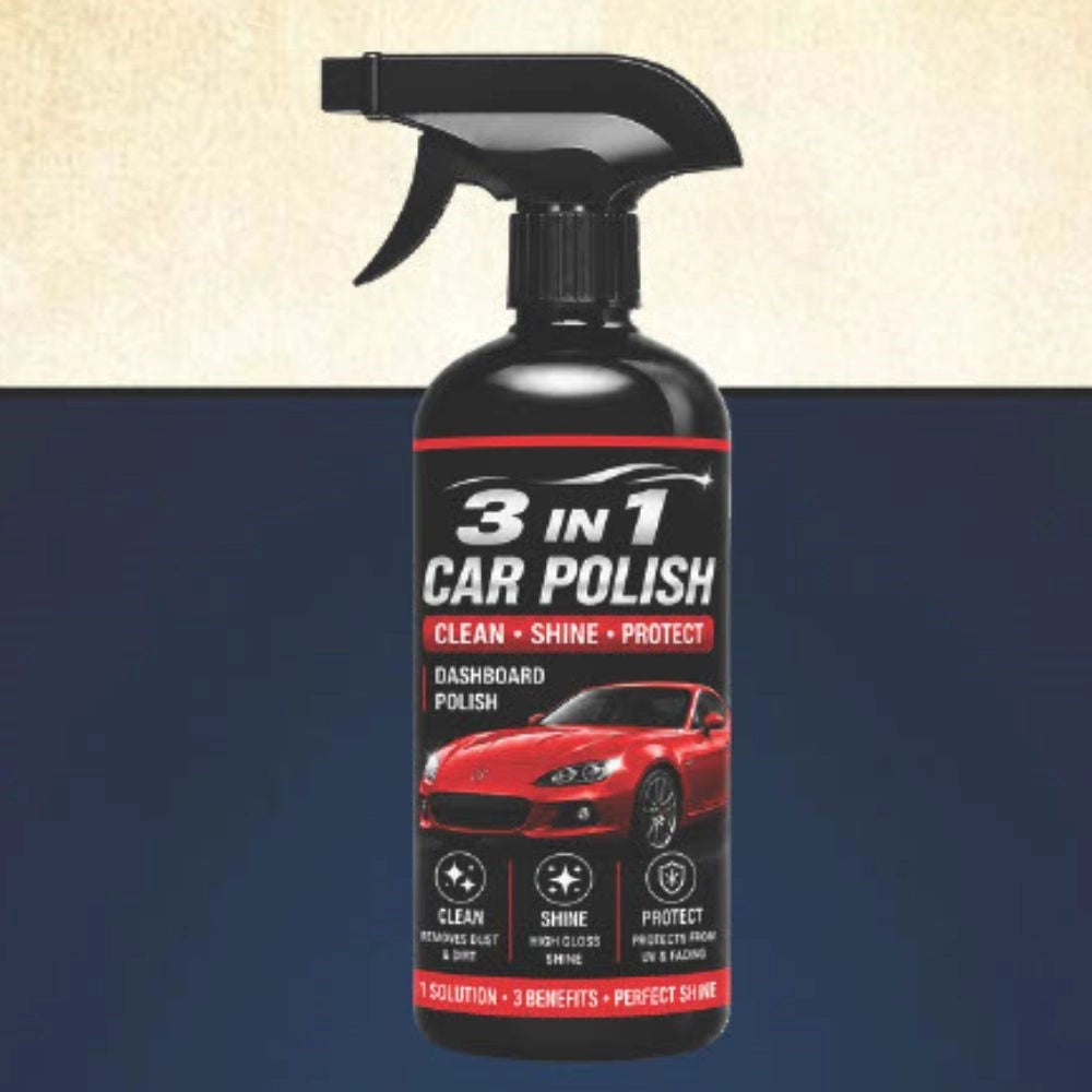 3-In-1 Car And Bike Polish Spray Bottles 100 mls · Pack of 1