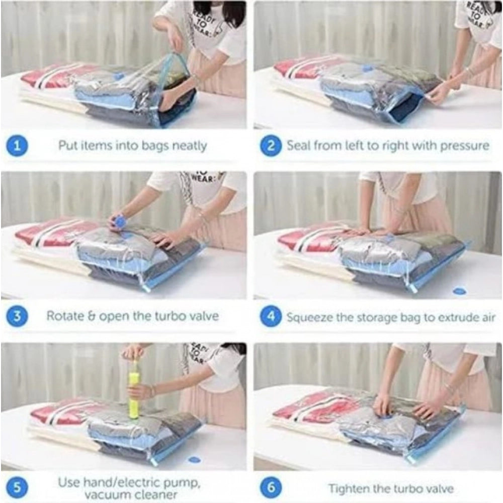 Vacuum Storage Bag — Transparent
