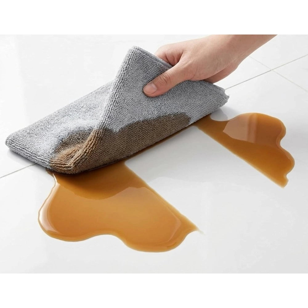 Microfiber Cleaning Cloths · Pack of 2 — Grey