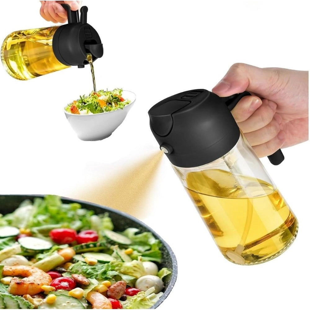 2 In 1 Oil Dispensers · Pack of 2 — Black