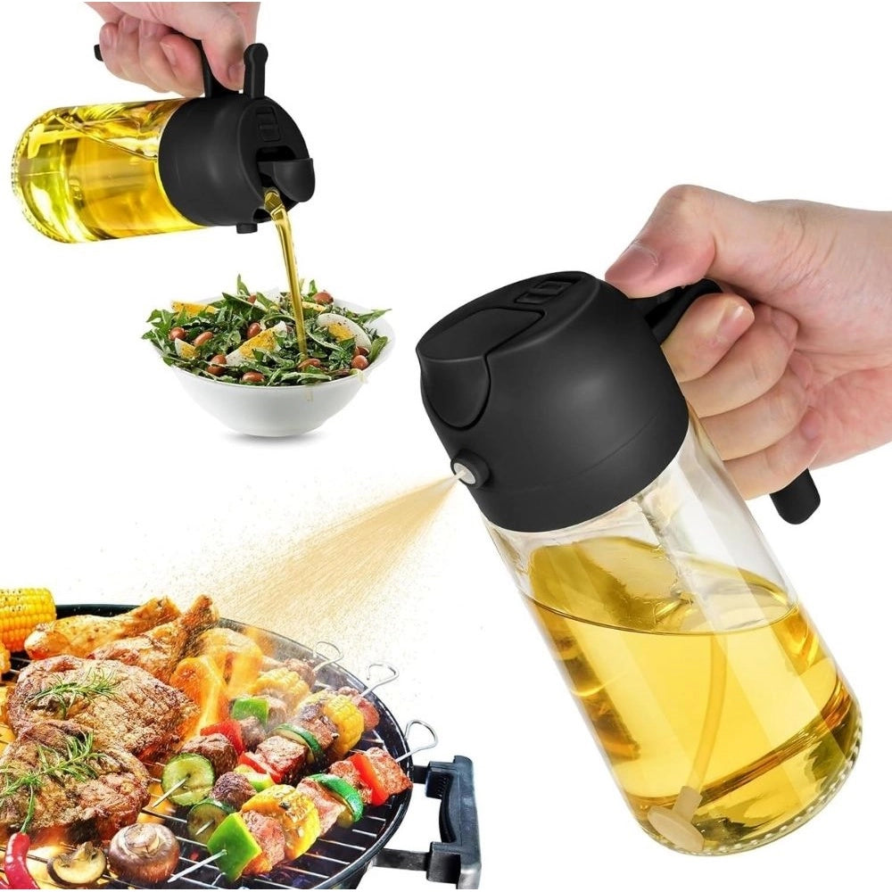 2 In 1 Oil Dispensers · Pack of 2 — Black