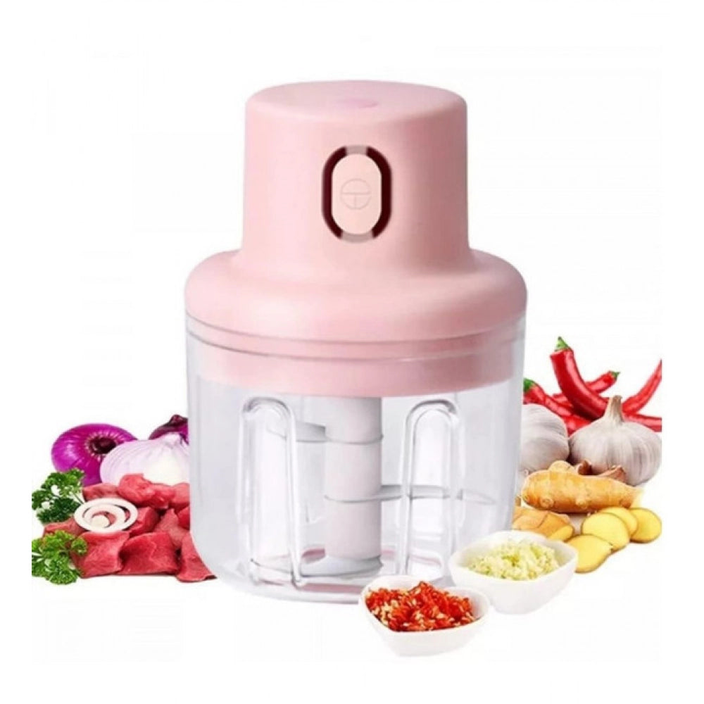 USB Garlic Chopper — Pink