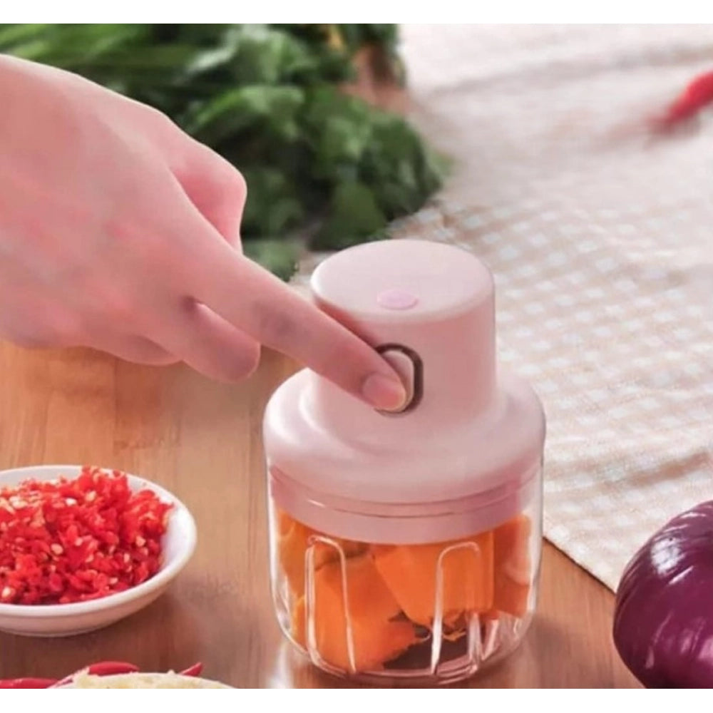USB Garlic Chopper — Pink
