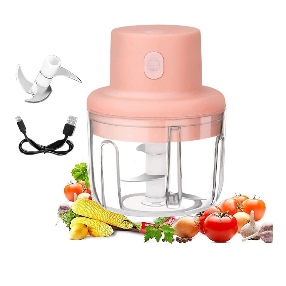 USB Garlic Chopper — Pink