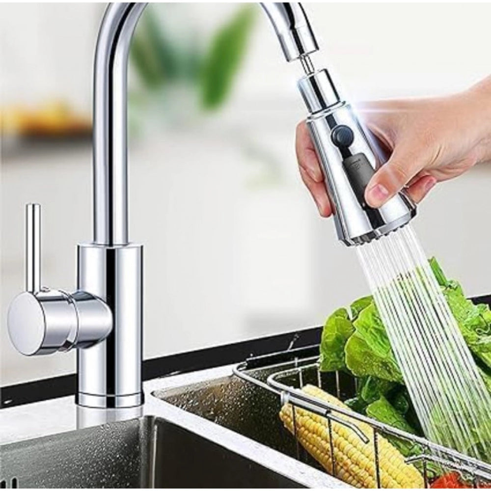 360 Degree Movable Faucet — Silver
