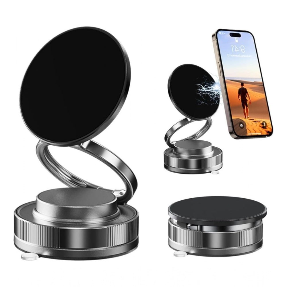 T28 Magnetic Phone Holder — Silver-Black