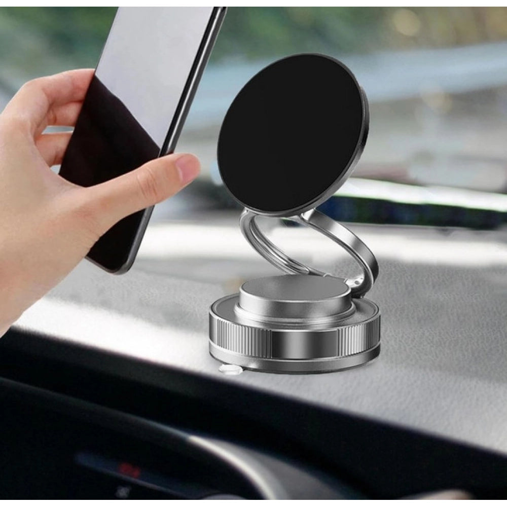 T28 Magnetic Phone Holder — Silver-Black