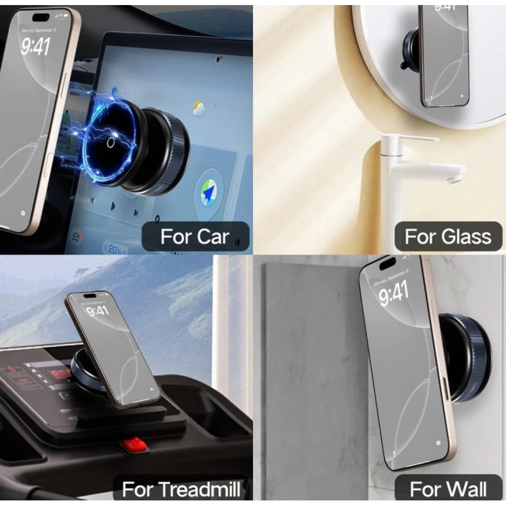 K009 Magnetic Phone Holders · Pack of 2 — Black