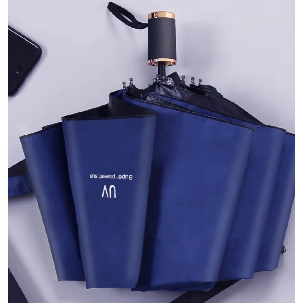 Auto Open Close Uv Umbrellas · Pack of 2 — Blue