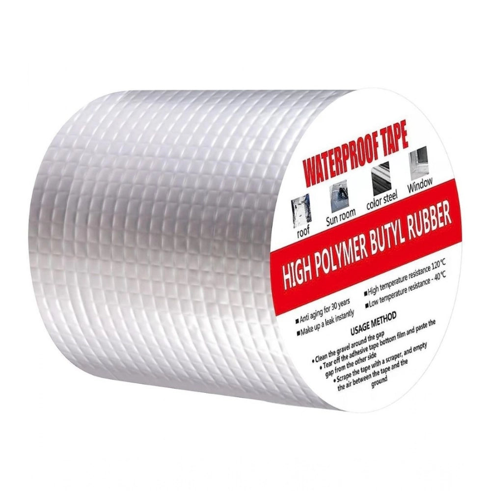 Aluminium Waterproof Foil Tape 4 Inchs · Pack of 2 — Silver