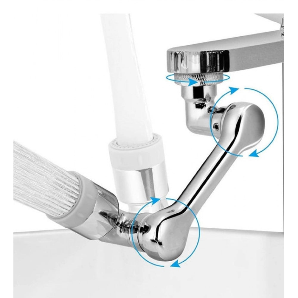 1080 Degree Rotate Faucets · Pack of 2 — Silver