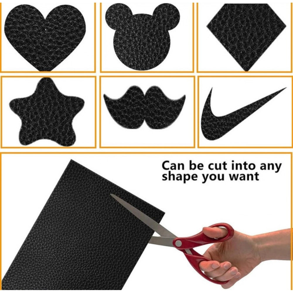 Leather Repair Patchs · Pack of 2 — Black