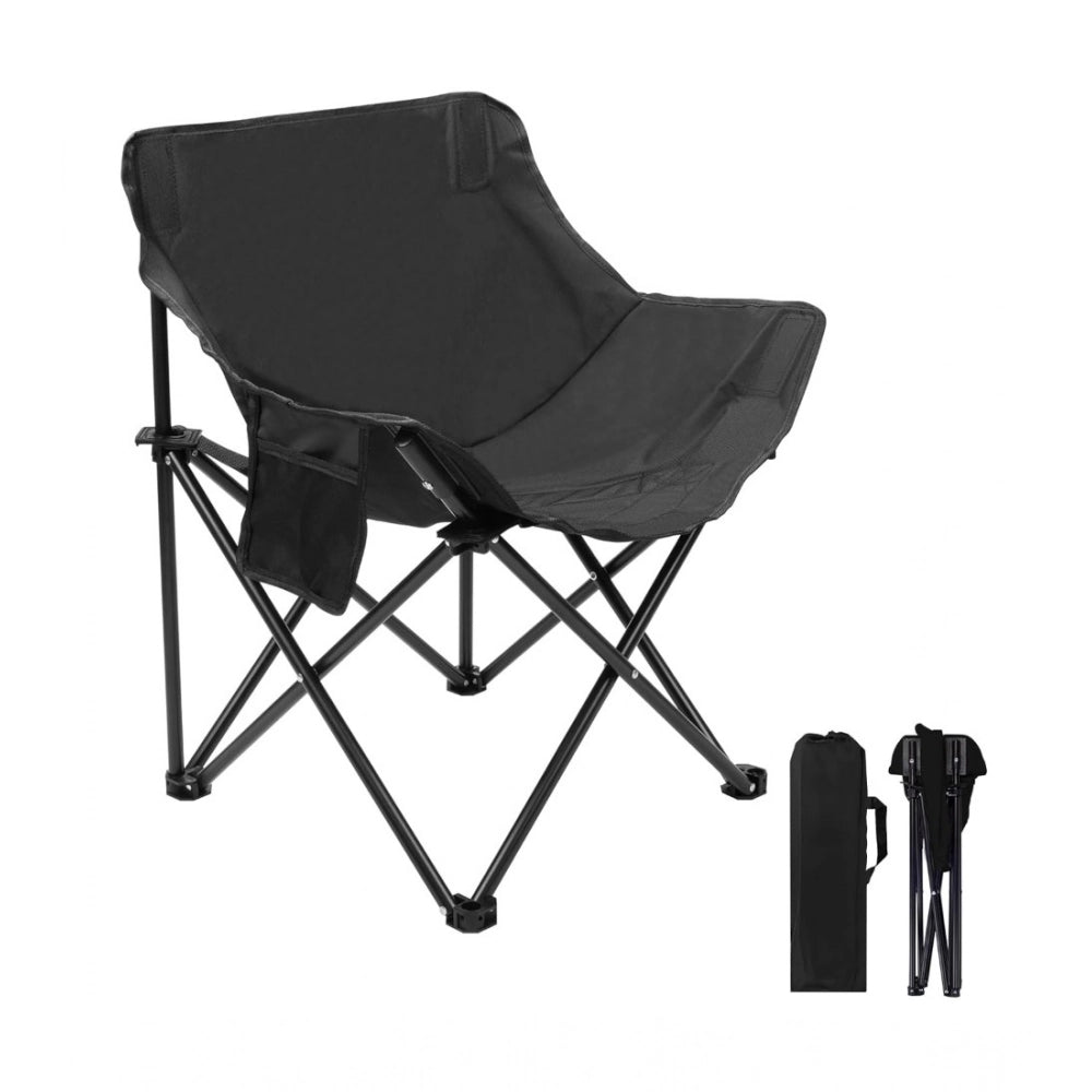 Foldable Camping Chair — Black