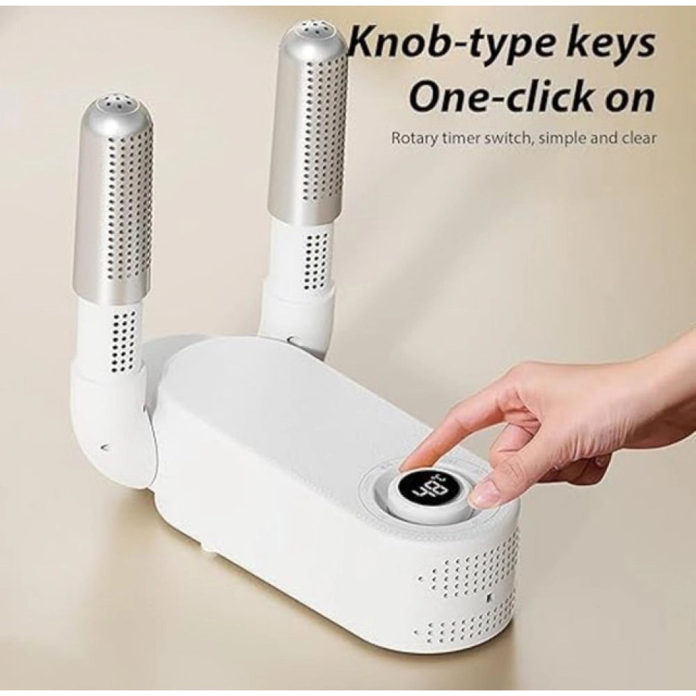 Electric Shoe Dryer — White