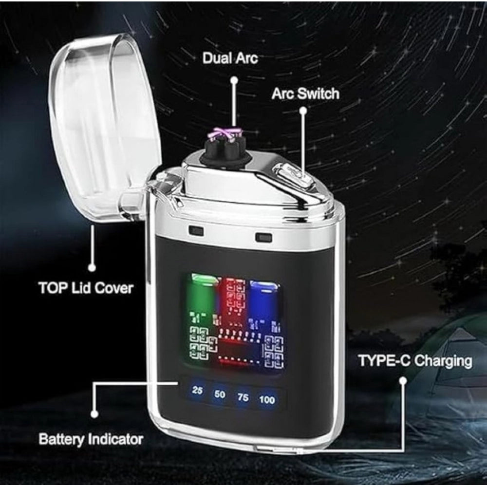 Electric Gas Lighter — Silver