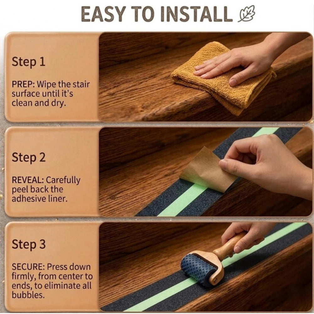 Anti Slip Glow Tape — Black