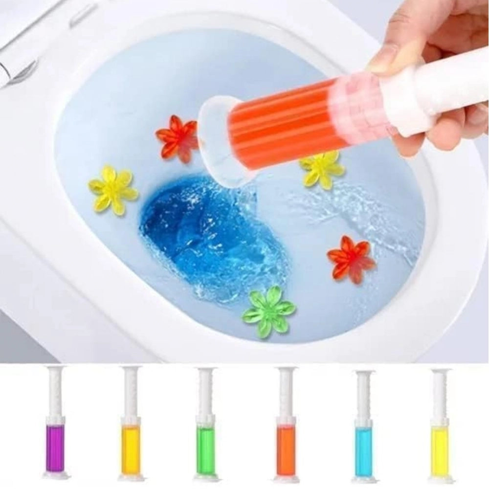 Toilet Freshner And Cleaner Flower Gels · Pack of 2
