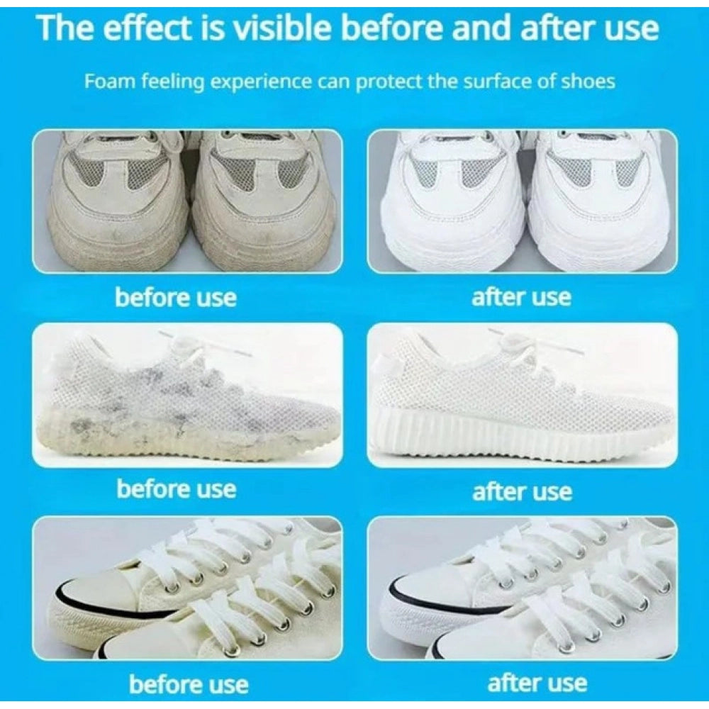 2 In 1 Shoe Cleaning Brushs · Pack of 2 — White