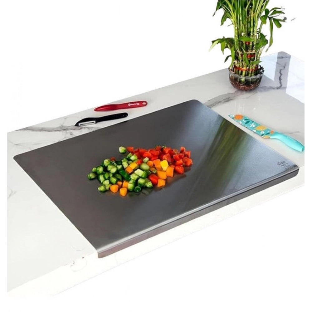 Stainless Steel Chopping Board — Silver