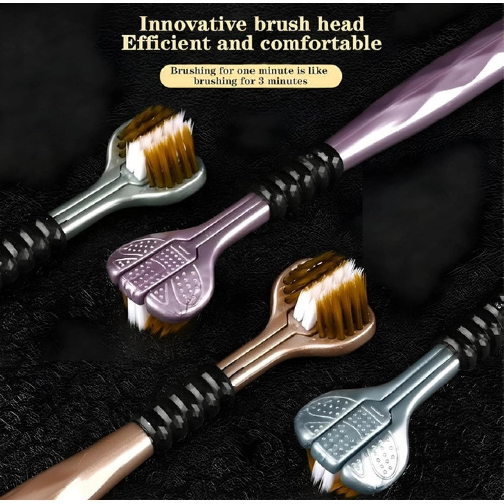 3 Sided Toothbrushs · Pack of 10