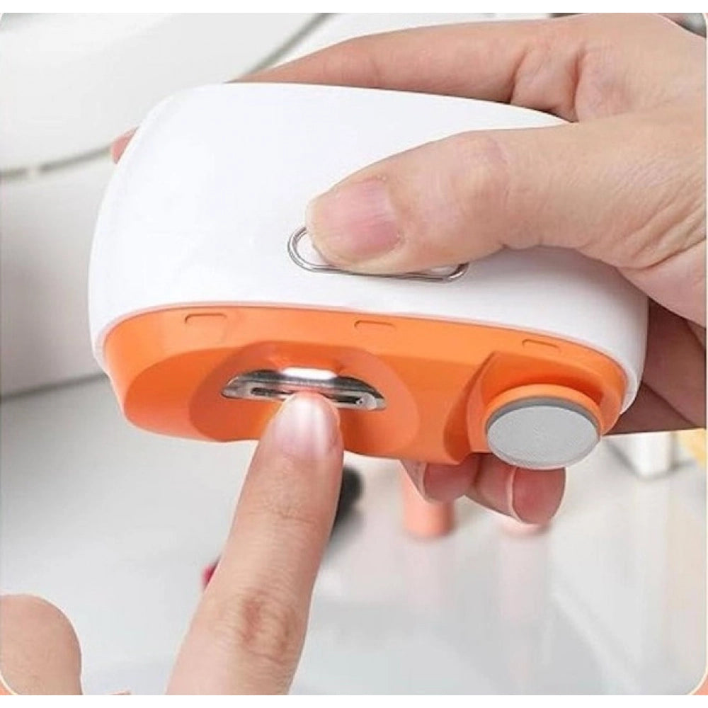 2 In 1 Electric Nail Clipper — White