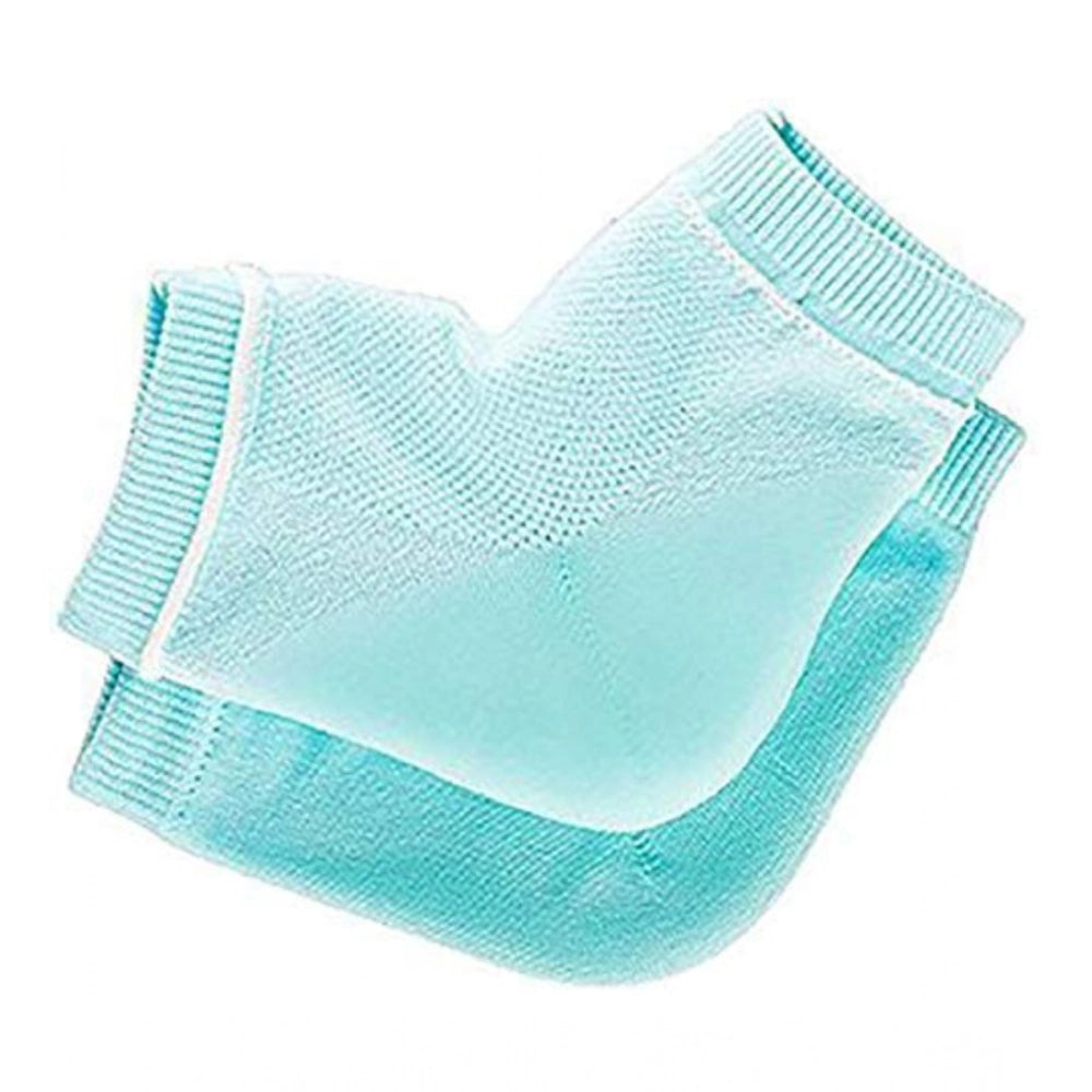Half Gel Cotton Heel Socks · Pack of 2 — Blue