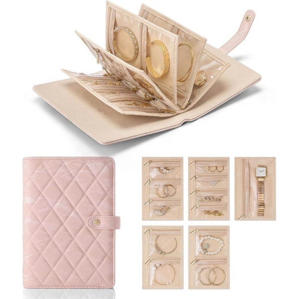 Jewelry Organizer Book — Beige