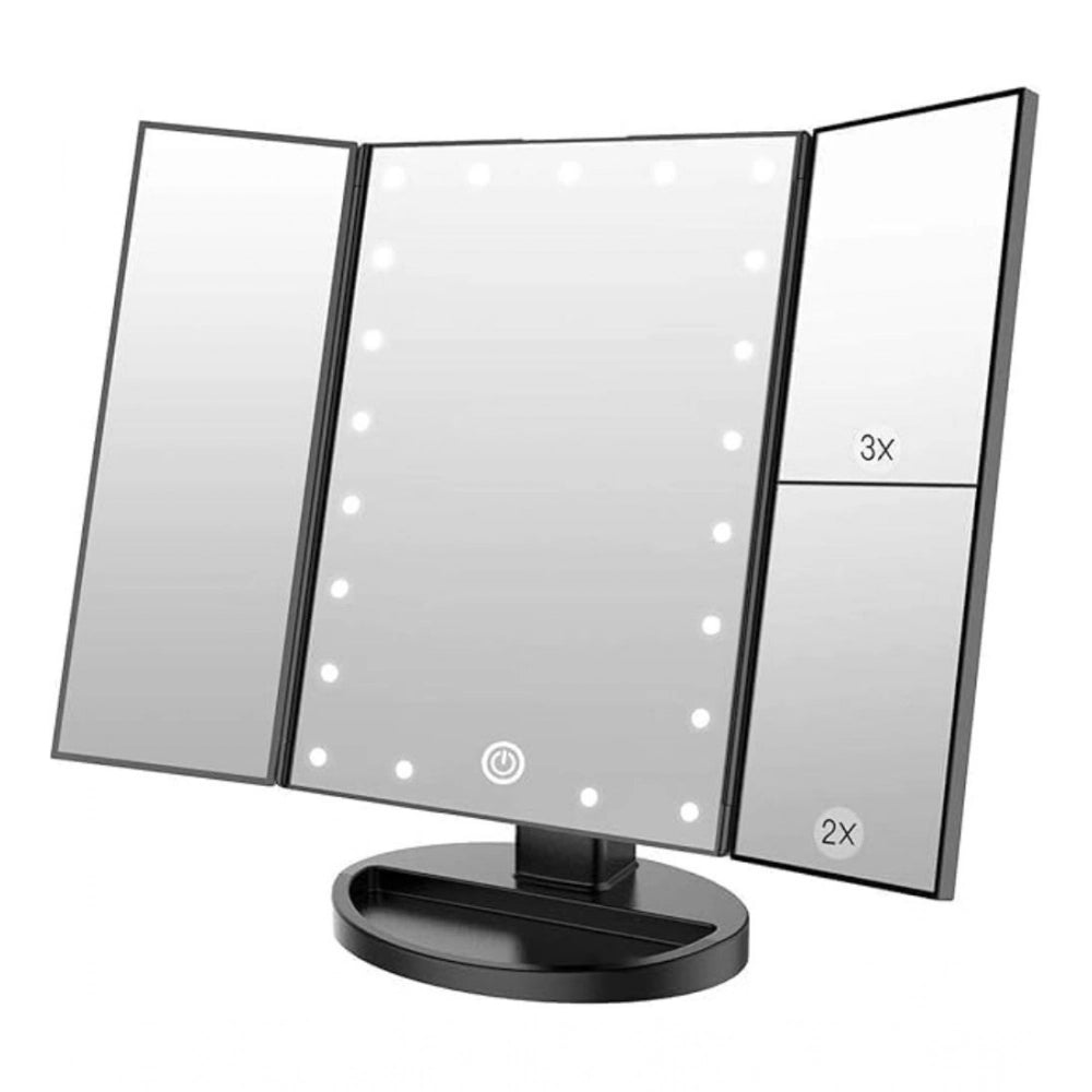 Rechargeable Makeup Vanity Mirror — Silver