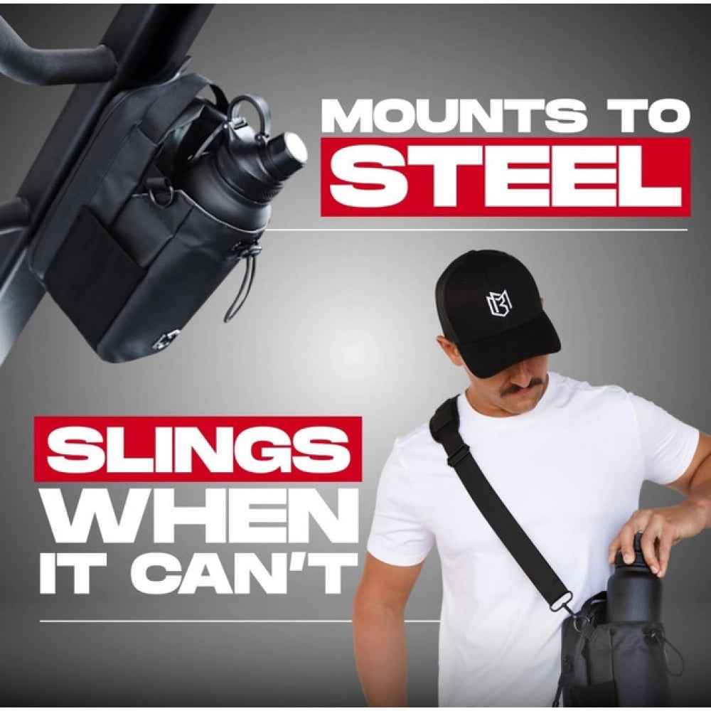 Magnetic Gym Bag — Black