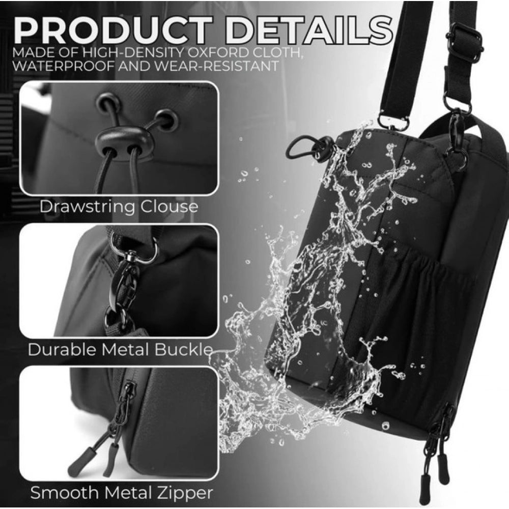 Magnetic Gym Bag — Black