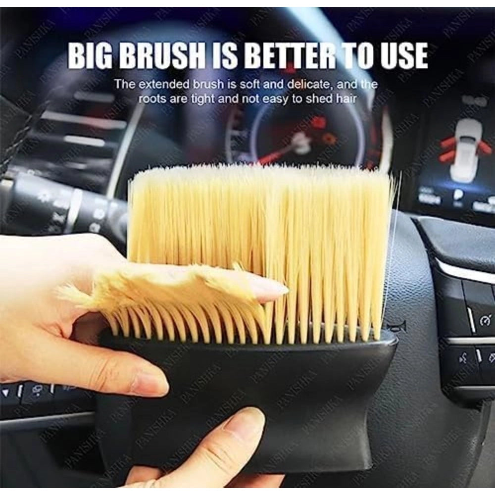 Car Dashboard Cleaning Brushs · Pack of 3 — Black