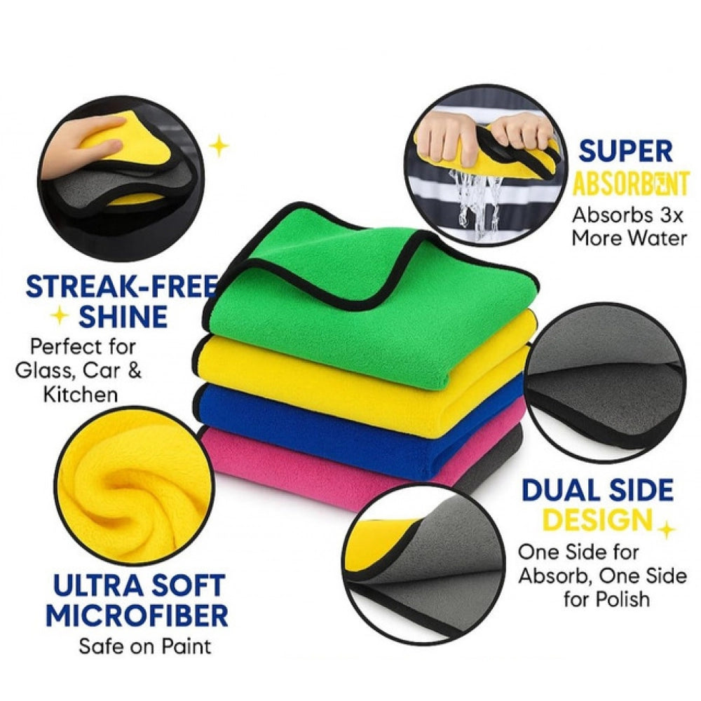 Microfiber Car Cleaning Towels · Pack of 3