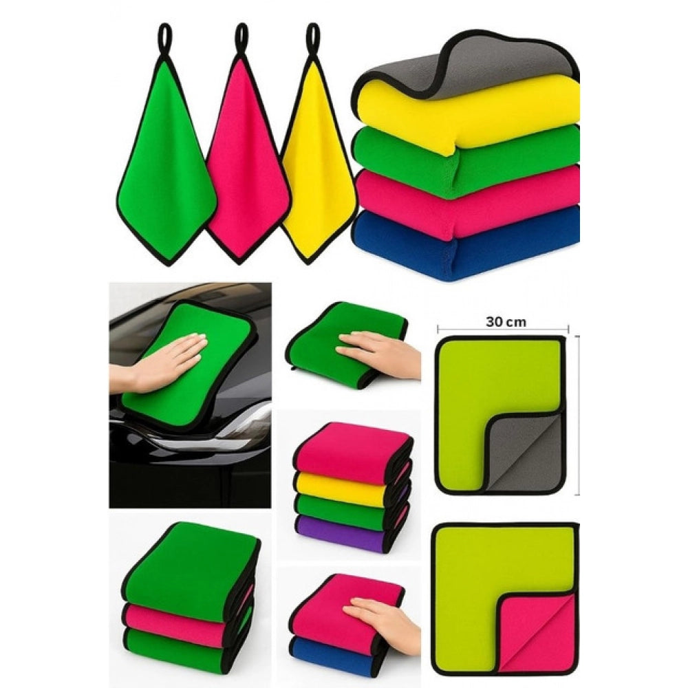 Microfiber Car Cleaning Towels · Pack of 3