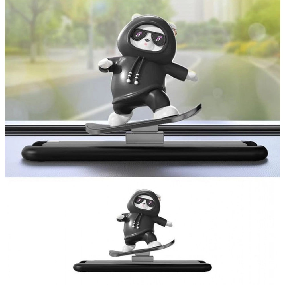 Car Slidder Panda — Black