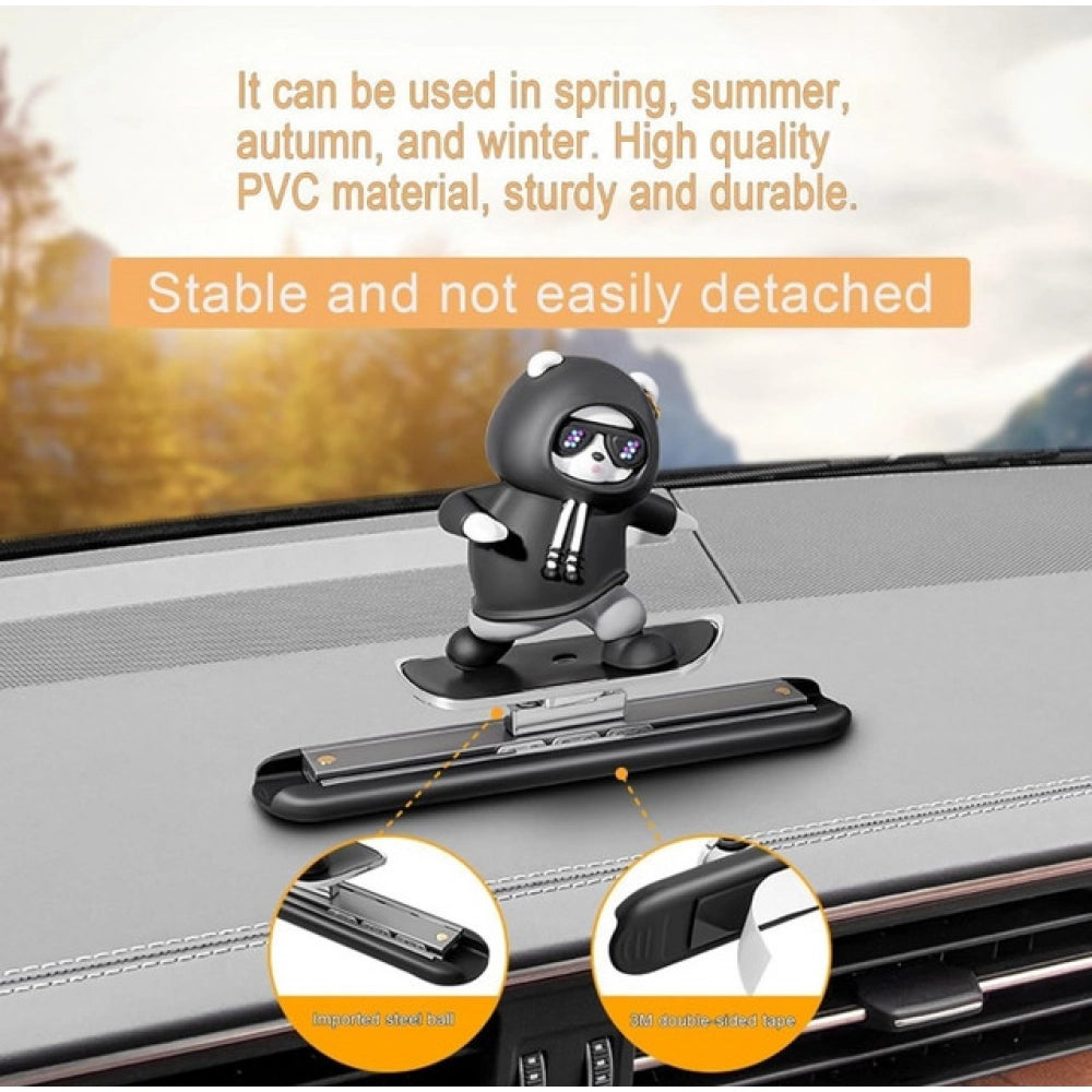 Car Slidder Panda — Black
