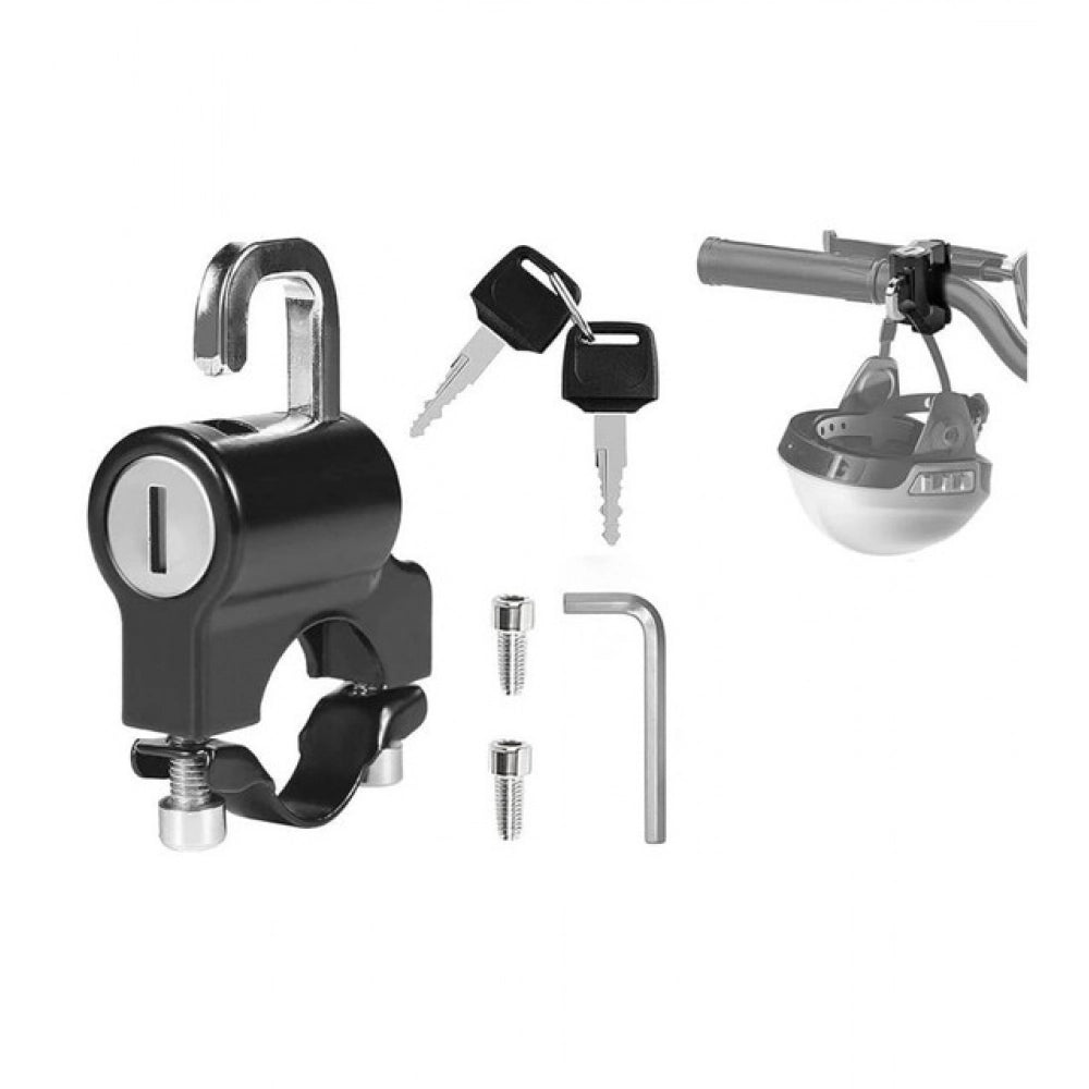 Motorcycle Helmet Locks · Pack of 2 — Black