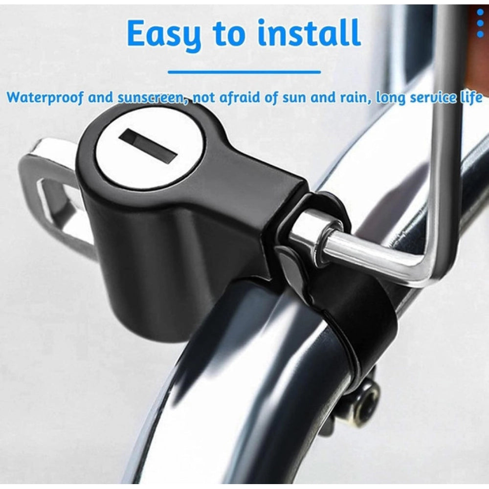 Motorcycle Helmet Locks · Pack of 2 — Black