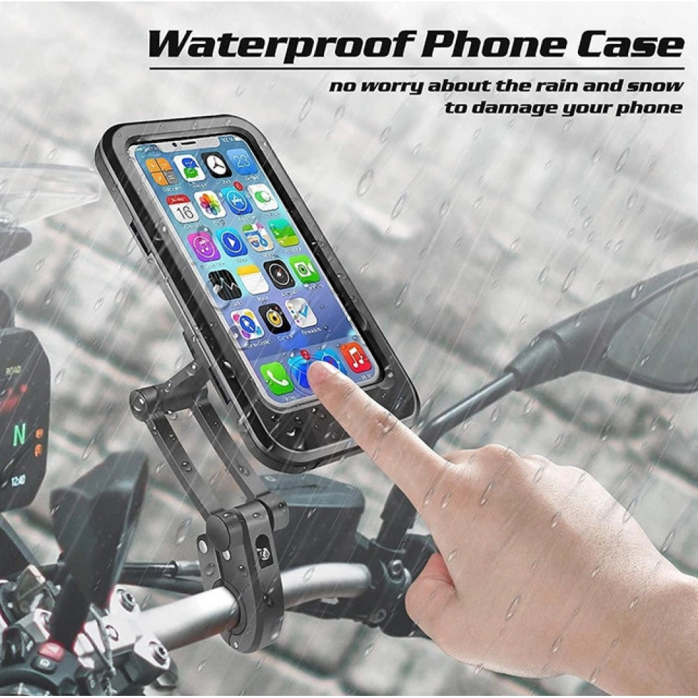 Waterproof Mobile Phone Holder — Black
